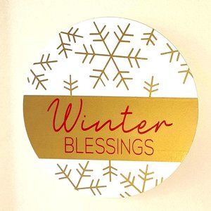 Winter Blessings Wood Sign
